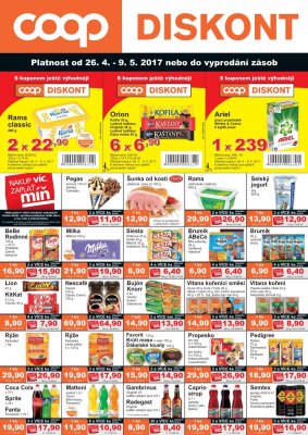 akční leták COOP 26.4.2017-9.5.2017