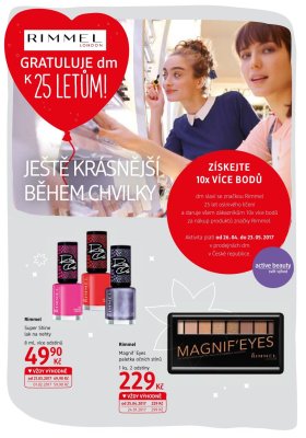 akční leták dm drogerie 26.4.2017-23.5.2017