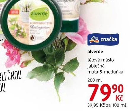 Tělové máslo Alverde
