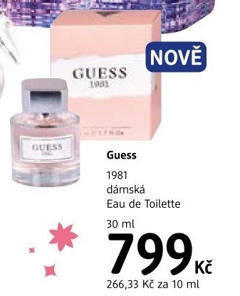 Toaletní voda dámská 1981 Guess