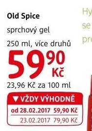 Sprchový gel pánský Old Spice