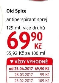 Deodorant sprej pánský Old Spice