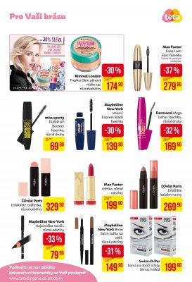 akční leták Teta drogerie 27.4.2017-6.5.2017