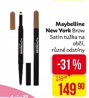 Tužka a pudr na obočí Brow Satin Maybelline