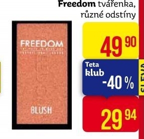 Tvářenka Freedom