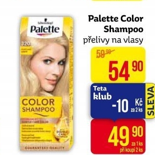 Barva na vlasy Color Shampoo Palette Schwarzkopf