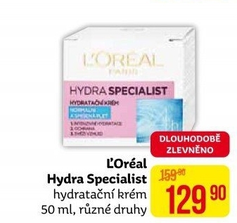 Krém pleťový Hydra Specialist L'oréal Paris
