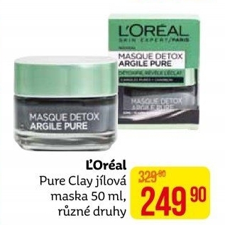 Maska jílová Pure Clay L'oréal