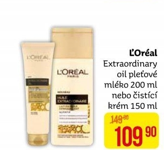Odličovací olejové mléko Extraordinary Oil L'Oréal