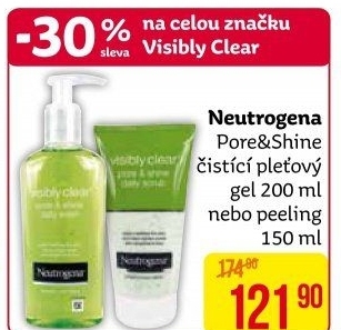 Pleťový gel Visibly Clear Neutrogena