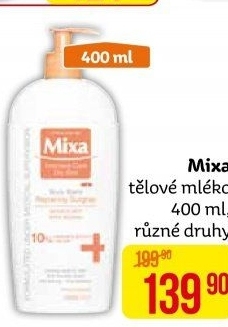 Tělové mléko Mixa