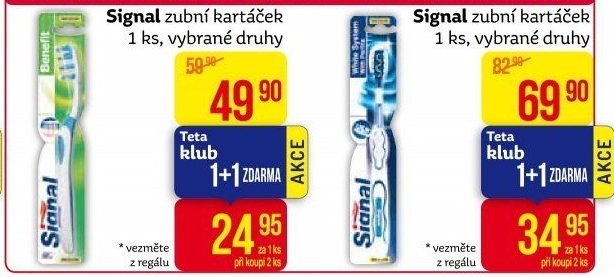 Kartáček na zuby Signal