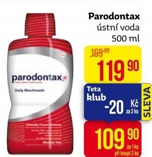 Ústní voda Parodontax