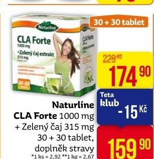 Doplněk stravy CLA Forte Naturline