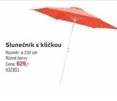 Slunečník s kličkou Happy Green