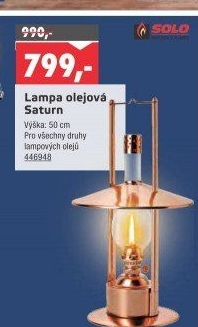 Olejová lampa Saturn Solo