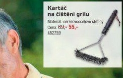 Kartáč na čištění grilu