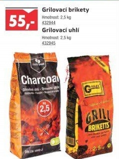 Brikety grilovací Grilex