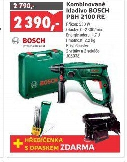 Vrtací kladivo PBH 2100 RE Bosch