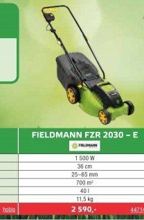 Elektrická sekačka Fieldmann FZR 2030 E