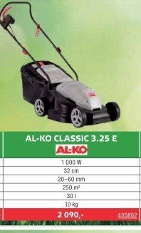 Elektrická rotační sekačka AL-KO Classic 3,25