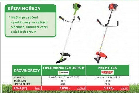 Benzinový křovinořez Fieldmann FZS 3005-B