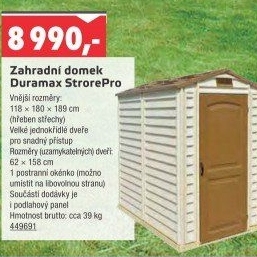 Zahradní domek DURAMAX StorePro