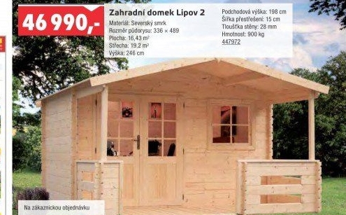 Zahradní chatka Lipov 2