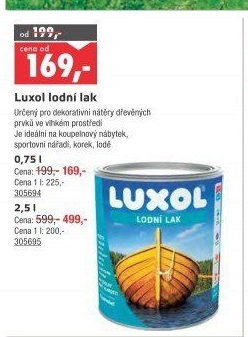 Lodní lak Luxol