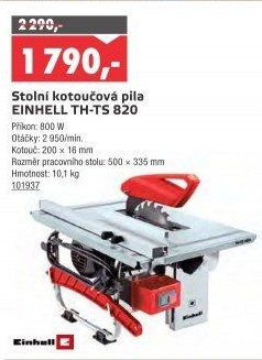 Stolní kotoučová pila Einhell Home TH-TS 820