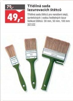 Sada lazurovacích štětců Ciret