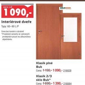 Interiérové dveře Klasik Solodoor