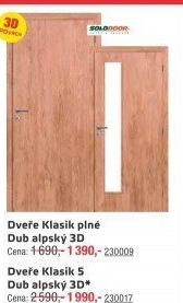 Interiérové dveře Klasik Solodoor