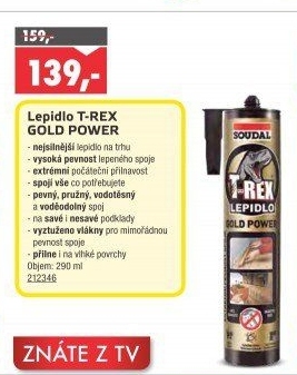 Lepidlo Gold Power T-Rex Soudal