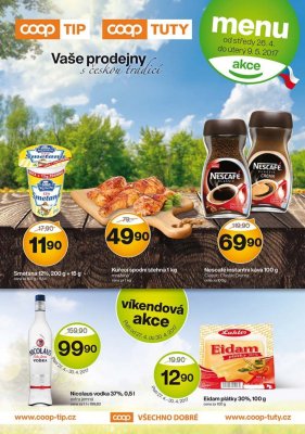 akční leták COOP 26.4.2017-9.5.2017