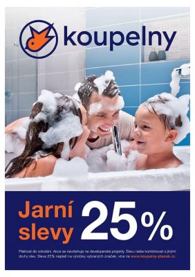 akční leták KOUPELNY Ptáček 28.4.2017-31.5.2017