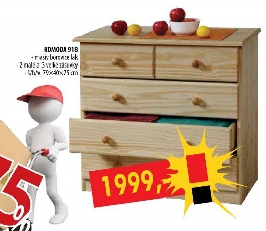 Prádelník 918 lakovaný