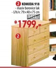 Prádelník 918 lakovaný