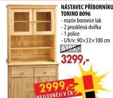 Nástavec příborníku TORINO