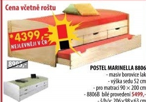 Jednolůžko MARINELLA