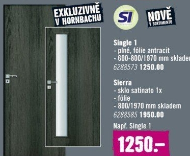 Interiérové dveře Single