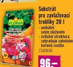 Substrát pro samozavlažovací truhlíky Floria
