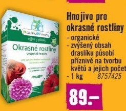 Hnojivo pro okrasné rostliny Kouzlo Přírody