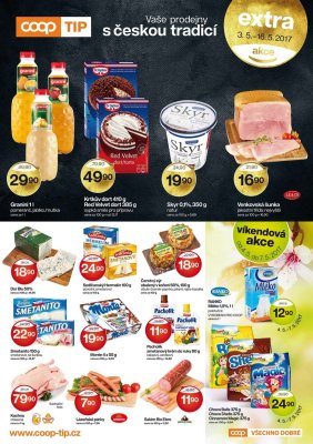 akční leták COOP 3.5.2017-16.5.2017