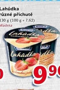 Dezert lahůdka Madeta