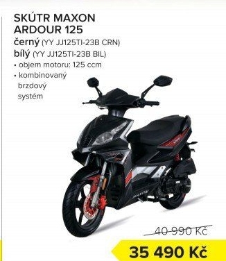 Skútr Maxon Ardour 125
