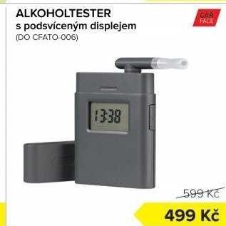 Digitální alkohol tester Carface