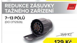 Redukce zásuvky tažného zařízení CarFace