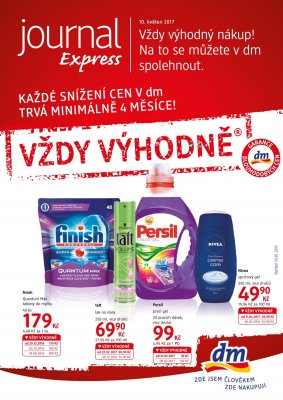 akční leták dm drogerie 10.5.2017-6.6.2017