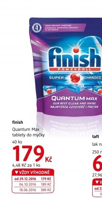 Tablety do myčky Quantum Finish